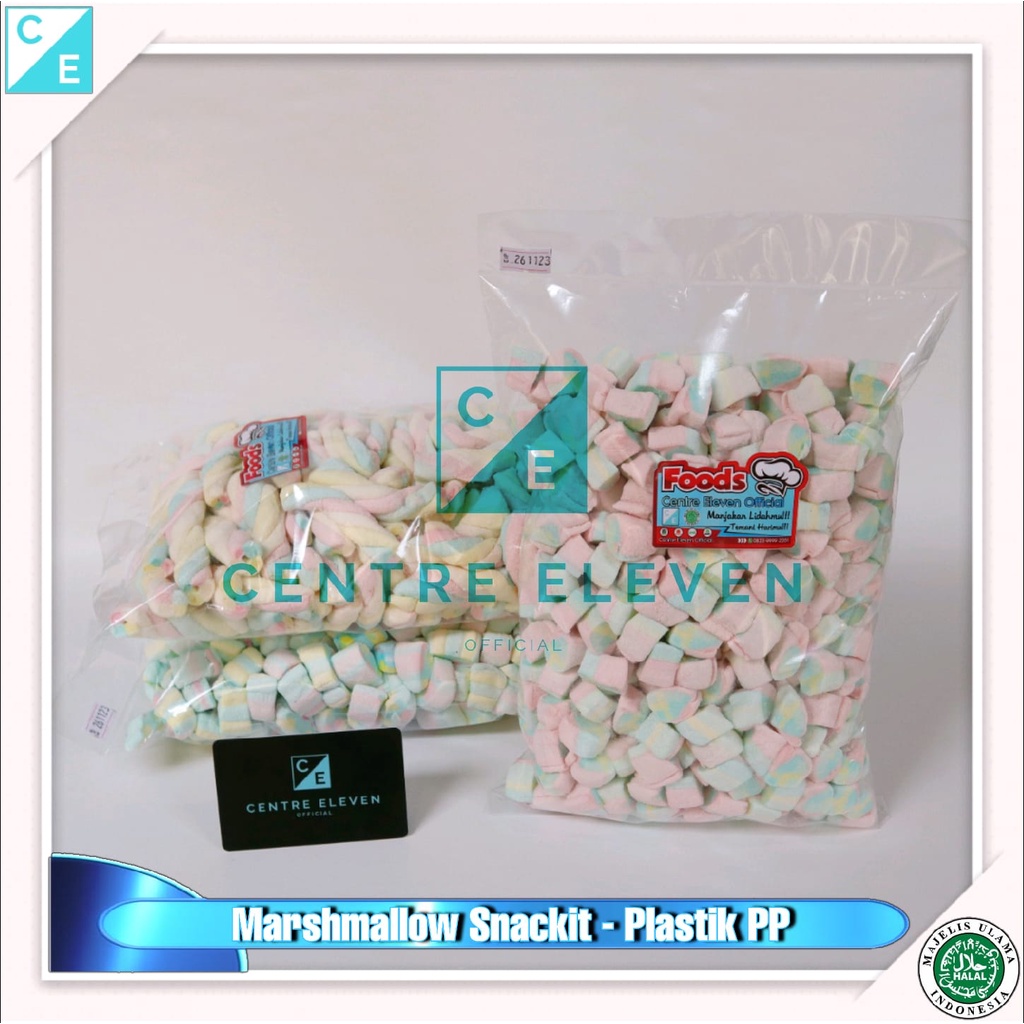 Jual MARSHMALLOW SNACKIT Permen/Cemilan/Yupi Plastik/Kiloan 500gr marshmellow