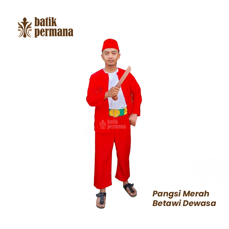 Jual Pangsi Betawi Dewasa, Free Peci | Shopee Indonesia