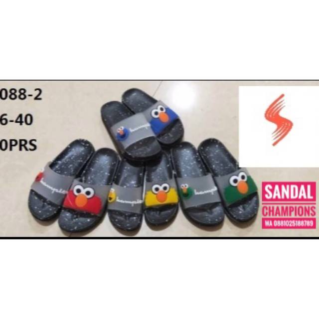 Harga sandal champion elmo original new arrivals