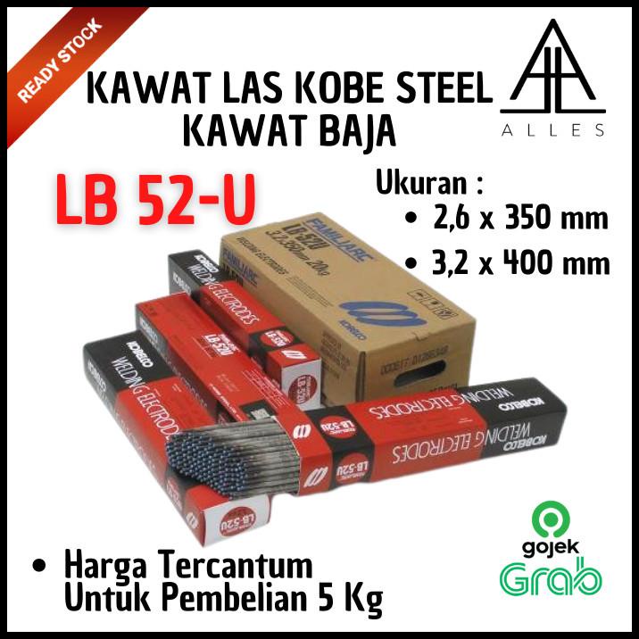 Jual Kawat Las Listrik Lb 52 - U / Kawat Baja / Kawat Las Kobe Steel ...