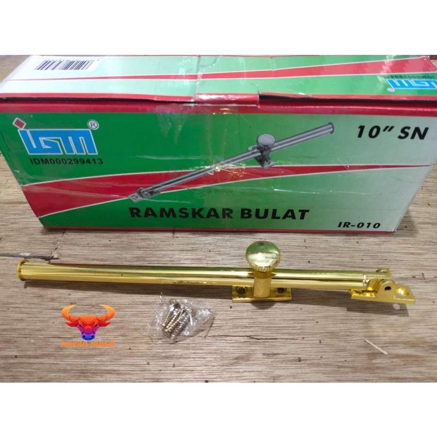 Jual Aneka- RAMSKAR BULAT KUNING GP LAMSKAR PENAHAN JENDELA PUTAR TARIK ...