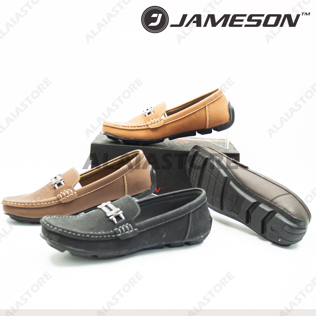 Sepatu casual pria slip on sales loafers kerja