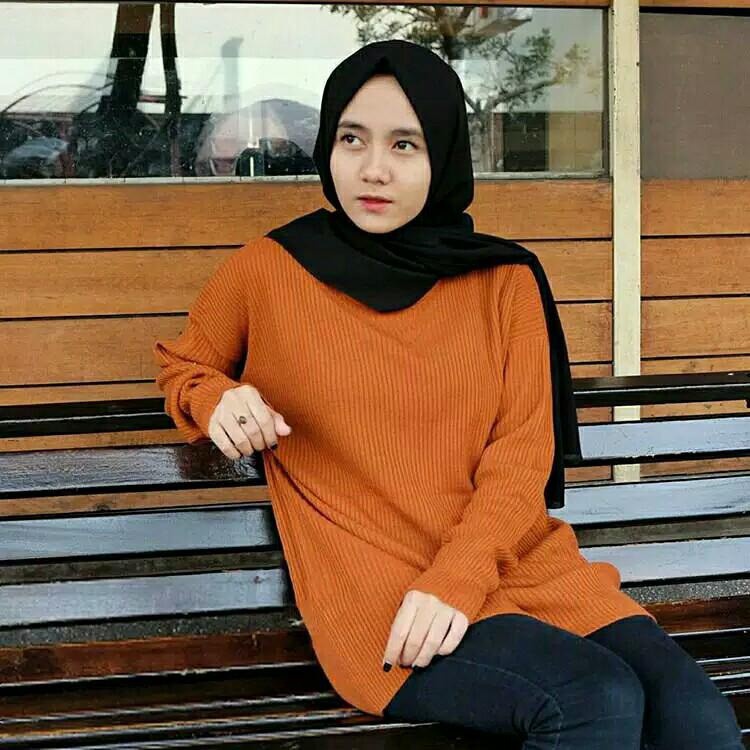 Jual Sweater Rajut Boxi premium / Atasan rajut Wanita oversize | Shopee ...