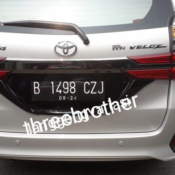 Jual Cover Plat Nomor Mobil Acrylic Cembung Grand New Avanza Veloz