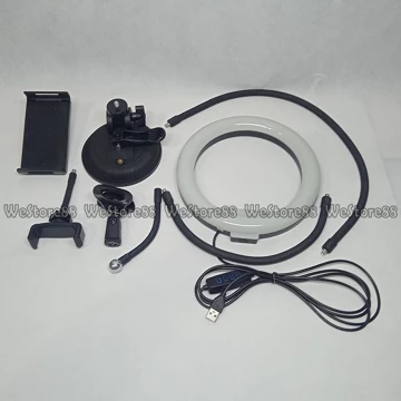 Lampu Ring Light Dimmable Zoom Live Streaming Portbale 8inch WEO YU05