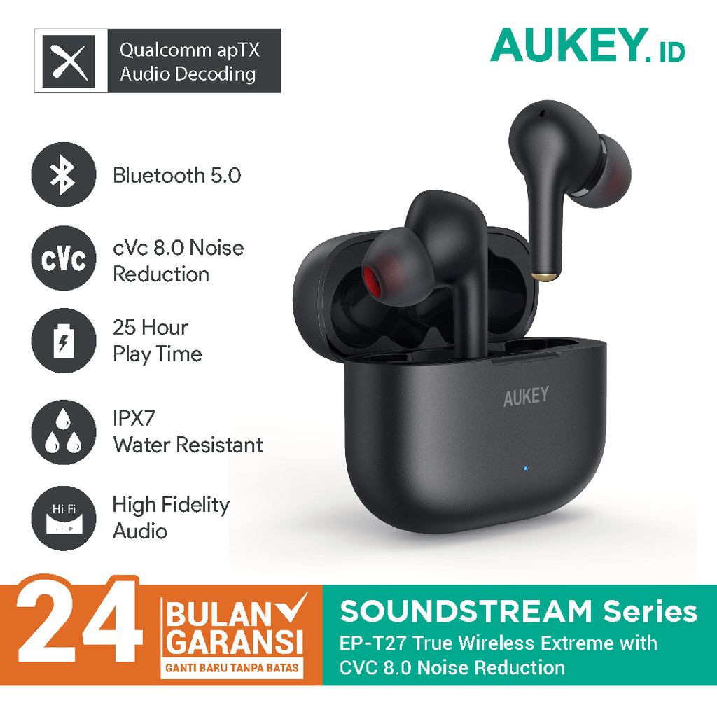 True Wireless Earbuds Aukey T27 AUKEY True Wireless Earbuds New