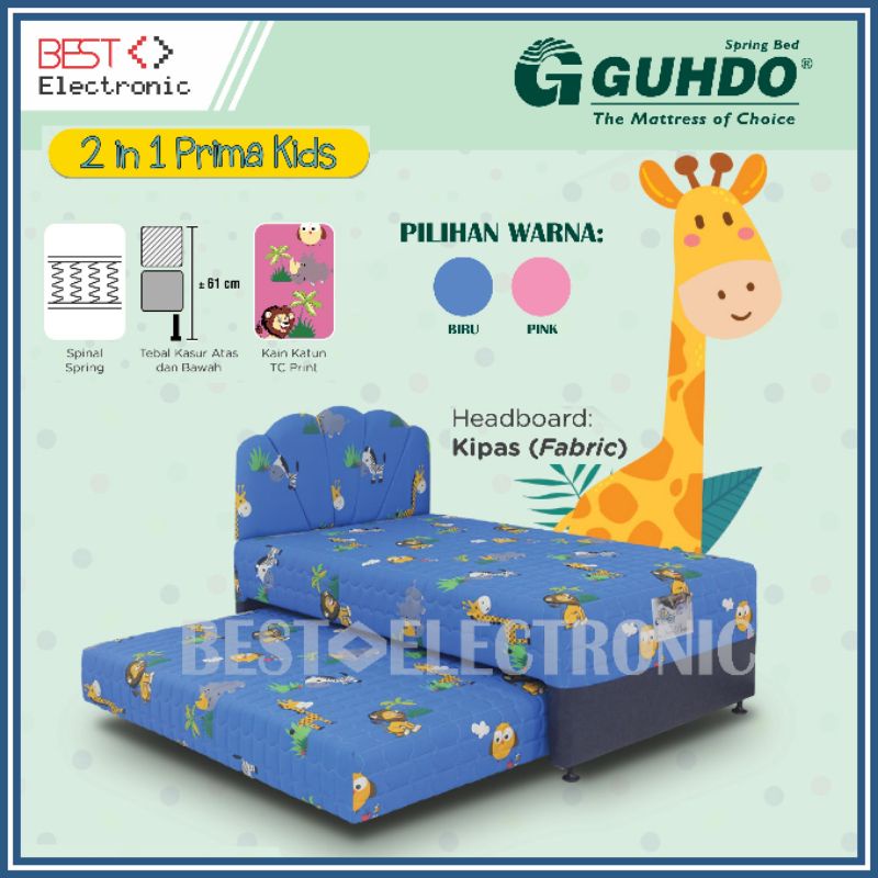 Jual Guhdo Springbed Anak 2 in 1 Prima Kids - Fullset Kipas | Shopee ...