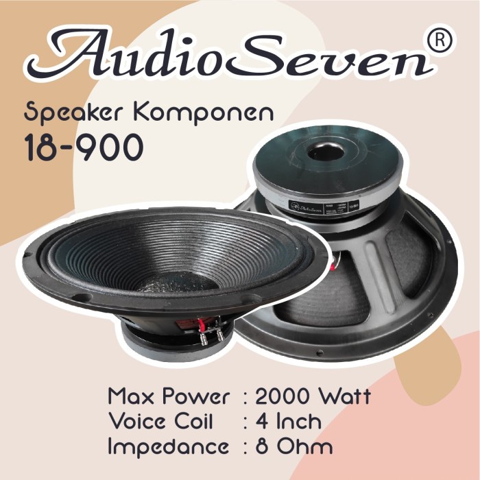 Speaker audio store seven 18 inch