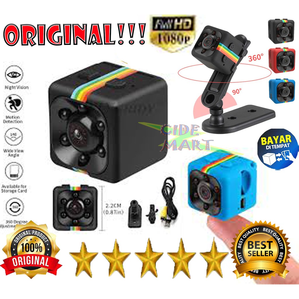 Jual [ORIGINAL] CAMERA MINI SPY CAMERA PENGINTAI MINI DV SQ8 / CAMERA ...