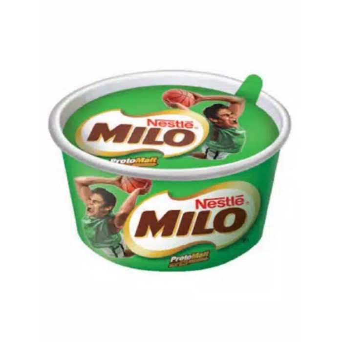 Jual Es krim Nestle Milo Rasa Coklat Dengan coklat malt cup 100 Ml ...