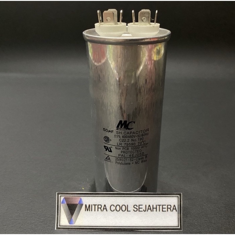 Jual Kapasitor Ac Capacitor Ac Mikro Uf Merk Mc Shopee Indonesia