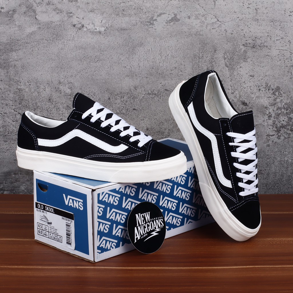 Jual Sepatu Vans Oldskool OG LX Style 36 Black White Hitam Putih BNIB ...