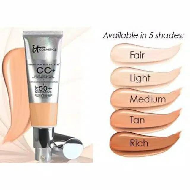 Jual IT Cosmetics Your Skin But Better Cc Cream Spf 50+ | Shopee Indonesia