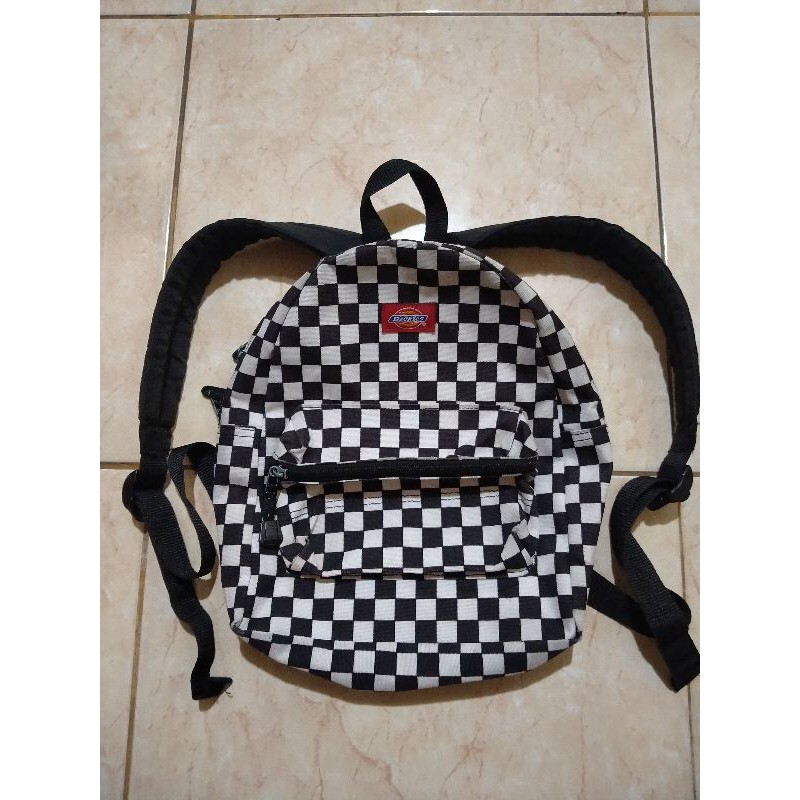 Jual Dickies Backpack CheckerBoard Waterproof SMALL Shopee Indonesia