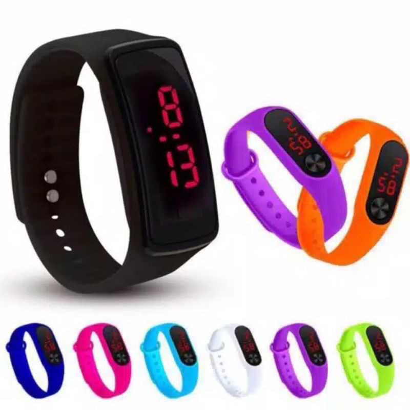 Jual JAM TANGAN LED DIGITAL WATCH PRIA WANITA MURAH Shopee Indonesia