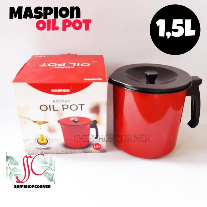 Jual Maspion Oil Pot Liter Saringan Minyak Shopee Indonesia