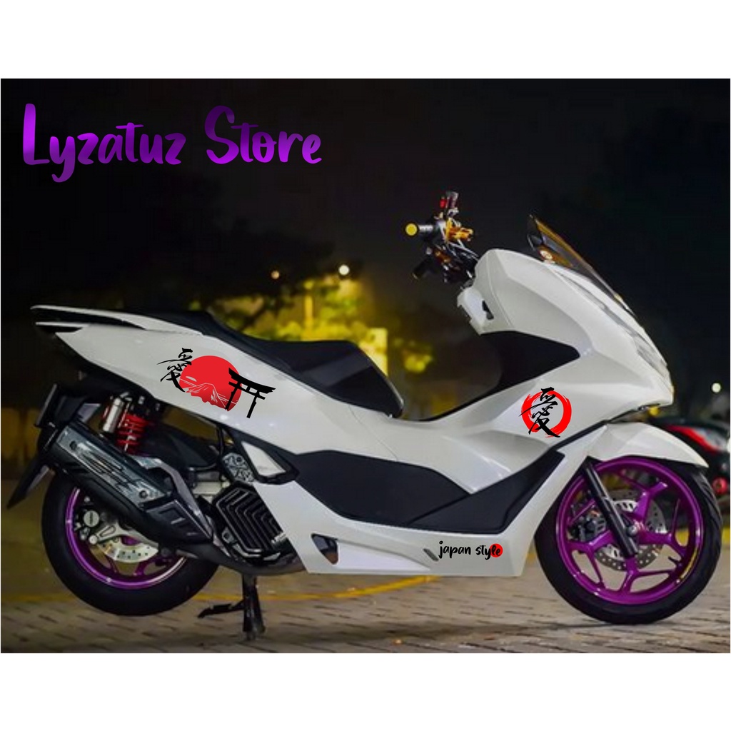 Jual Striping Pcx Stiker Pcx Cutting Jepang Gunung Sticker Kanji Viral