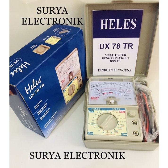 Jual Multitester / Multimeter Heles UX78TR Original | Shopee Indonesia