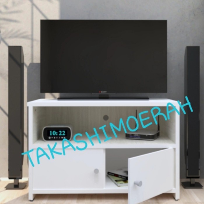 Jual Meja Tv Rak Tv Minimalis Valax ( Ekspedisi ) - Putih | Shopee ...