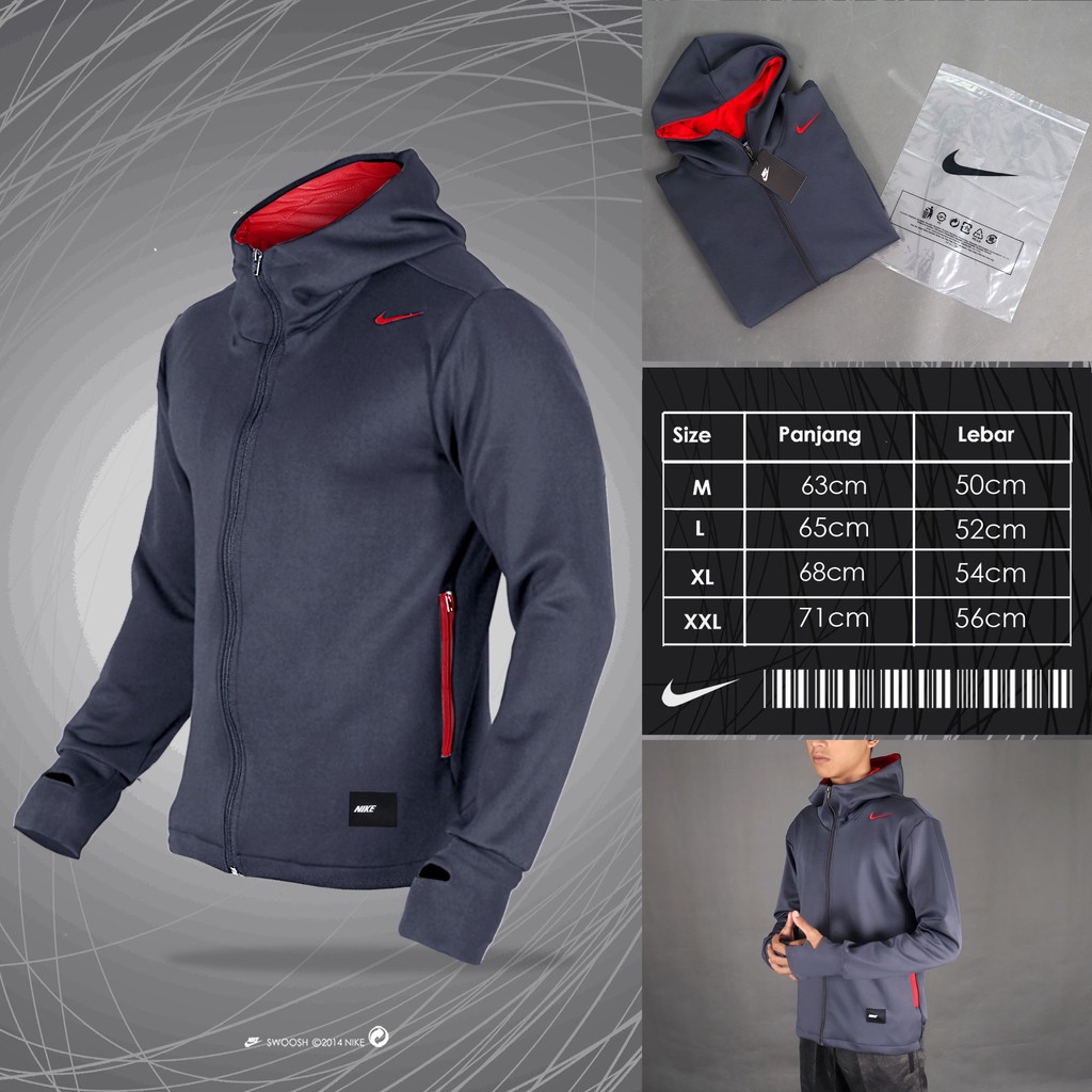 Nike training cheap jacket thumbhole