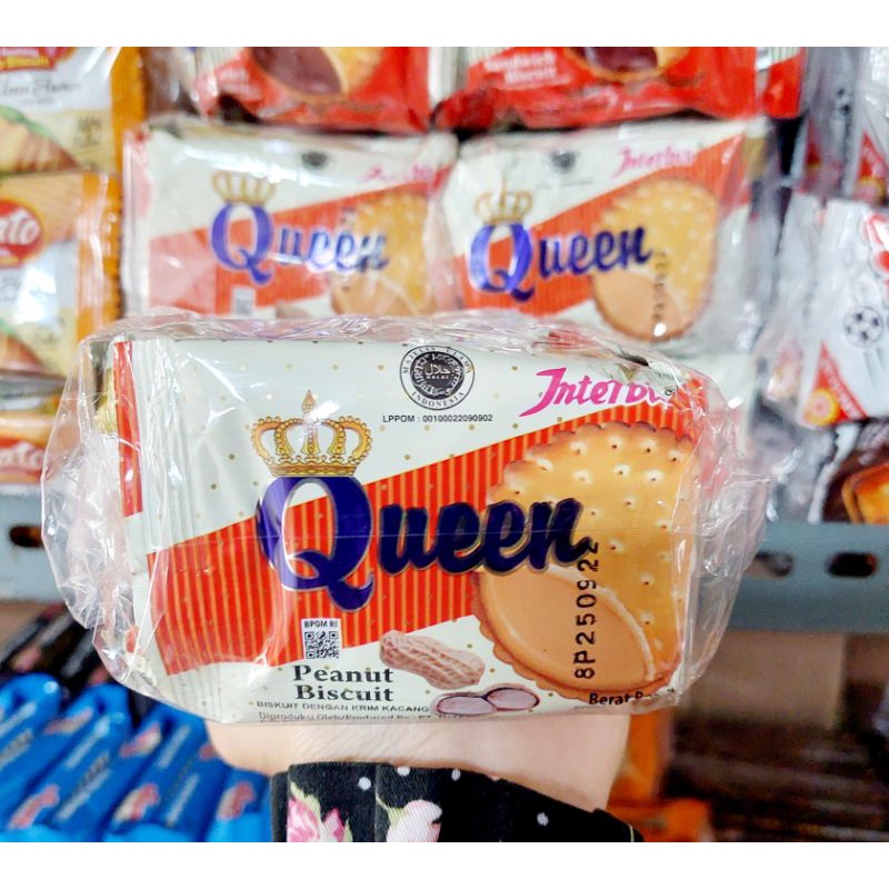 Jual Queen / Quick Sandwich Biskuit 12 gr x 10pcs | Shopee Indonesia