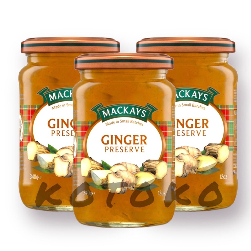 Jual Mackays Ginger Preserve Jam / Selai Mackays Jahe 340gr Shopee