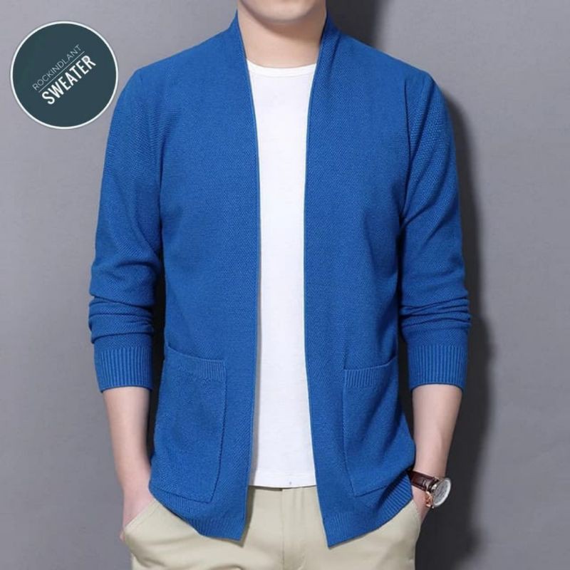 Jual Sweater Cardigan Casual/Cardigan Pria/Cardigan Polos Shopee