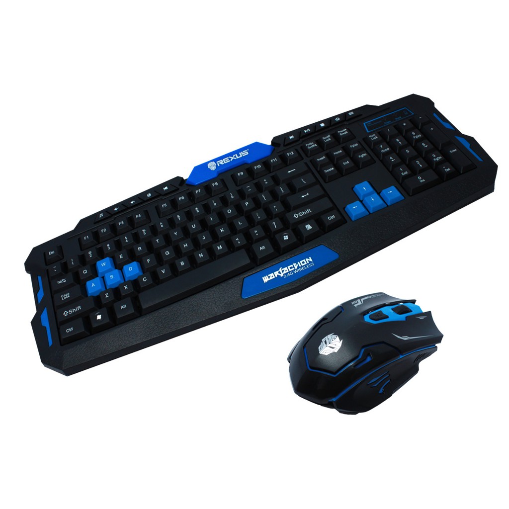 Jual Keyboard+Mouse Gaming REXUS WARFACTION VR2 Wireless Bergaransi