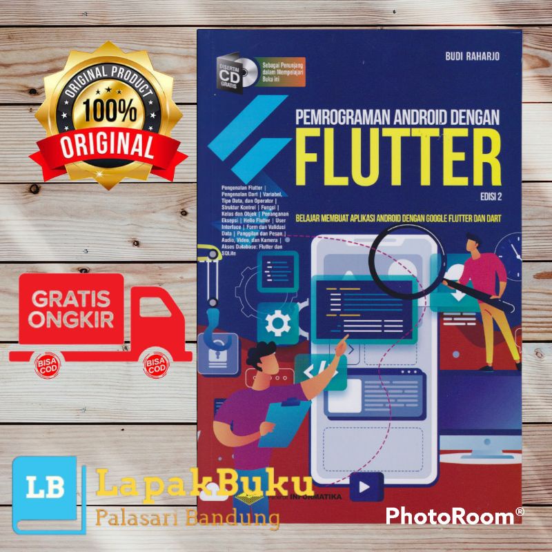 Jual BUKU PEMROGRAMAN ANDROID DENGAN FLUTTER BUDI RAHARJO +CD Edisi 2 ...