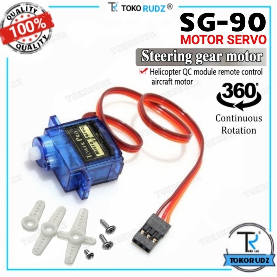 Jual Motor Servo SG90 Micro Mini Tower SG-90 9G Arduino RC Plastik ...