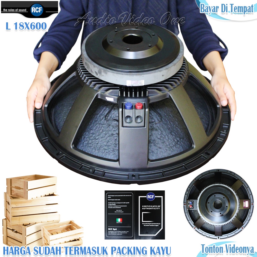 Jual Speaker Komponen Rcf 18 Inch L18x600 Spiker Component Lf18 X600