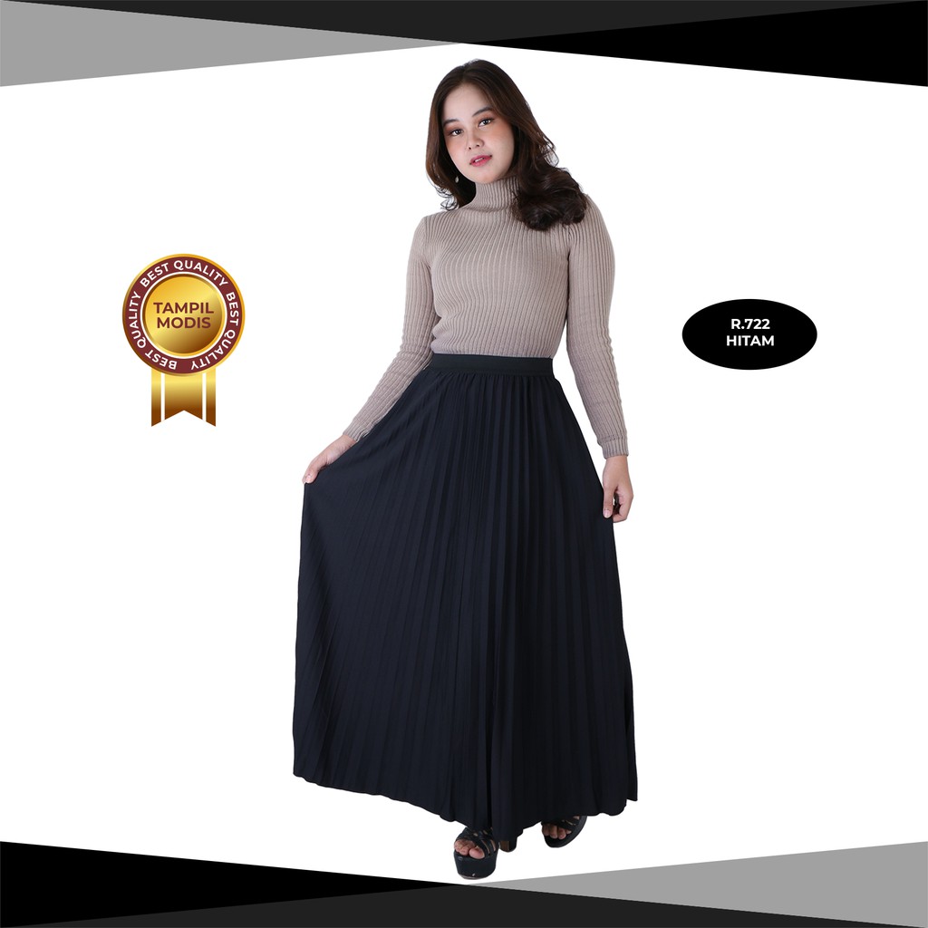 Jual Saya Rok Plisket Rok Plisket Premium Rok Panjang Rok Plisket Jumbo Rok Payung R 2340