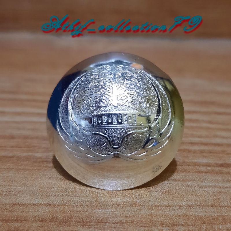Jual Pin Korpri Cembung Bulat Magnet Pin ASN Kuningan Magnet Cembung ...