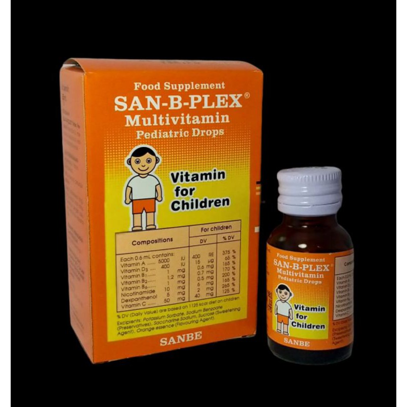 Jual San B Plex Drops Isi 15ml - Multivitamin Anak | Shopee Indonesia