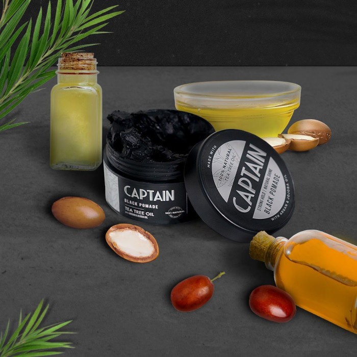 Jual Captain Black Waterbased Pomade ( Cocok untuk tutupin rambut uban