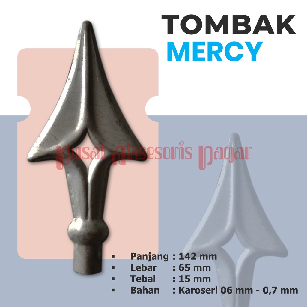 Jual Tombak Mersy Besi Plat Ornamen Pagar Shopee Indonesia 6296