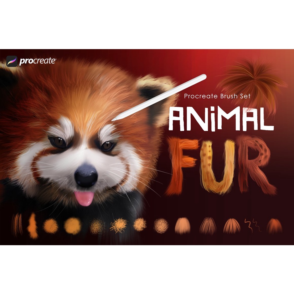 Jual Procreate Brush Animal Fur Procreate Brushes Shopee Indonesia