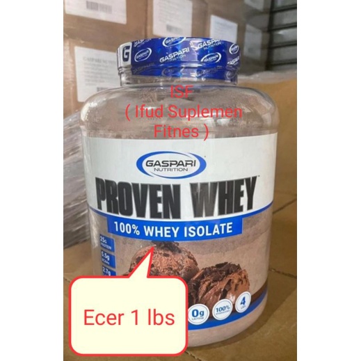 Jual Gaspari Proven Whey Ecer 1 lbs Repack 450 Gram Gaspari Proven Whey ...