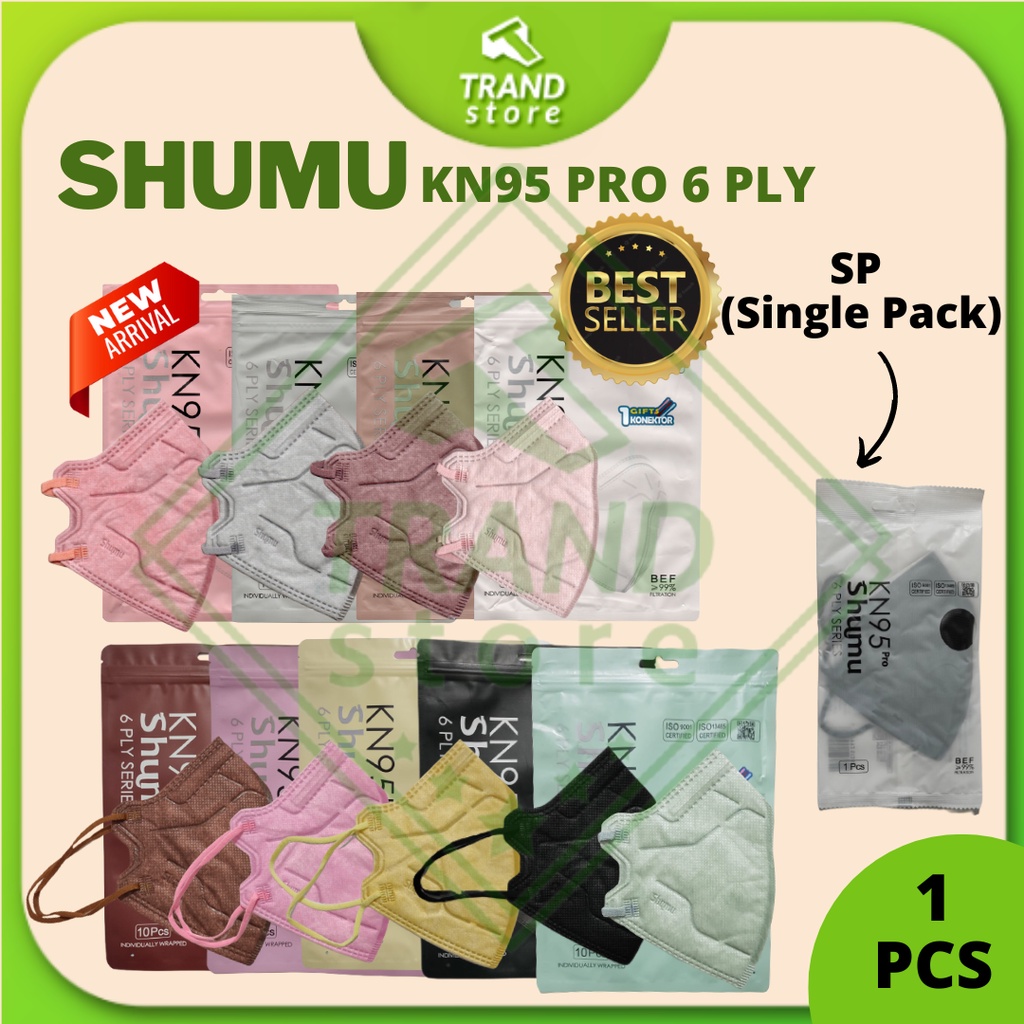 Jual Masker Shumu Kn Pro Ply Premium Kn Ply Kemenkes Per Pcs Shopee Indonesia