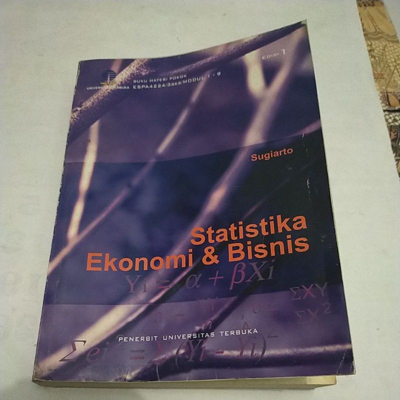 Jual ORIGINAL STATISTIKA EKONOMI DAN BISNIS BY SUGIARTO | Shopee Indonesia