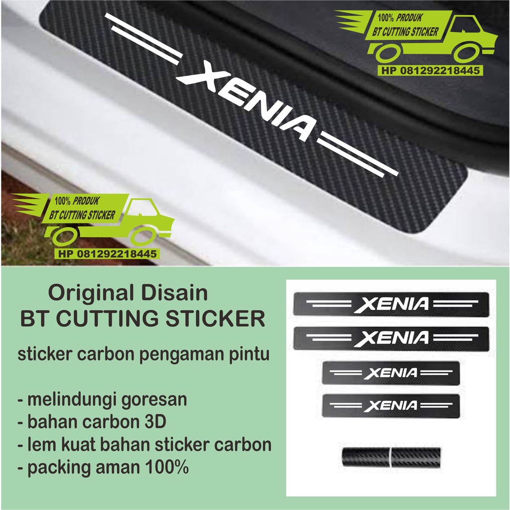 Jual Sticker Carbon Pecs Sticker Pengaman Pintu Sticker Carbon D Stiker Mobil Daihatsu Xenia