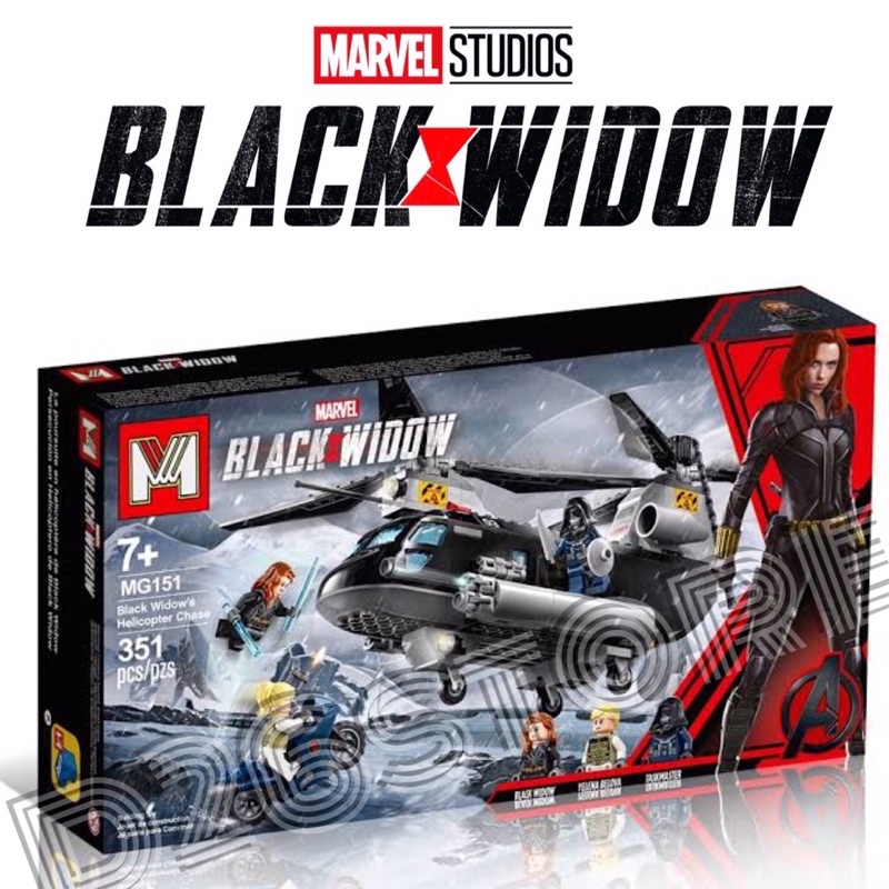 Helicopter Lego Taskmaster Set Mainan Lego Mini Figure Black