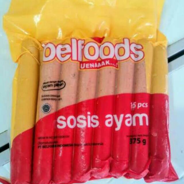 Jual Sosis Belfoods Uenak Sosis Ayam Gr Shopee Indonesia