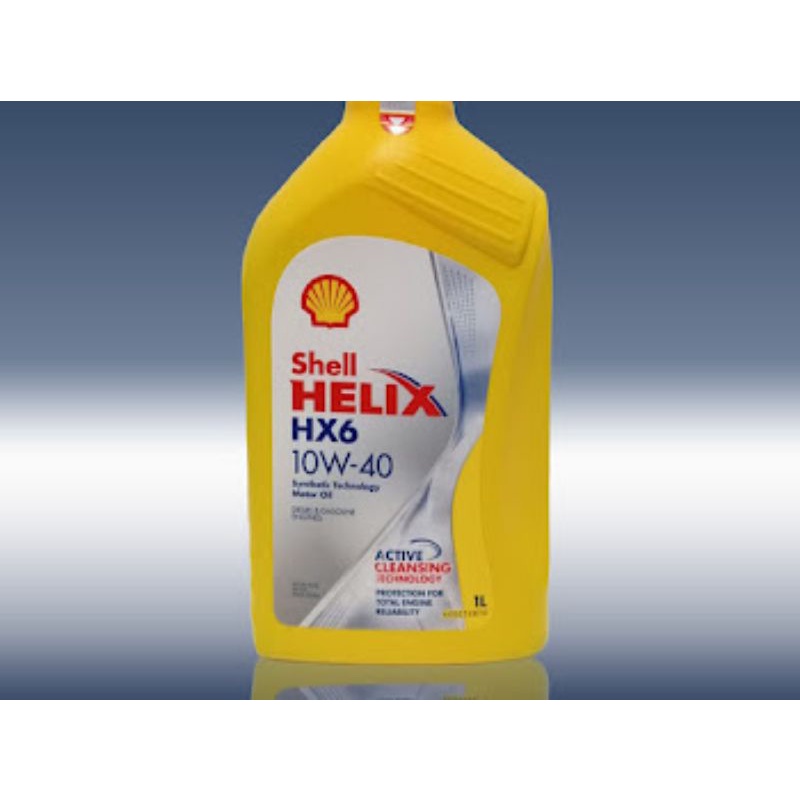 Jual SHELL HELIX HX6 10W-40 SYNTHETIC TECHNOLOGY MOTOR OIL 1000Ml 1L ...