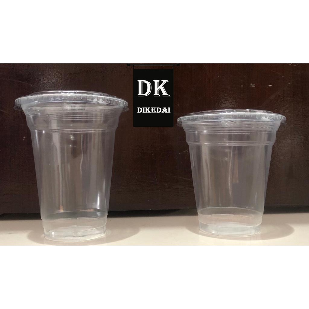 Jual Tutup Bening Gelas Plastik Pop Ice Juice Cup Ukuran 10oz12oz14oz16oz Shopee Indonesia 4444