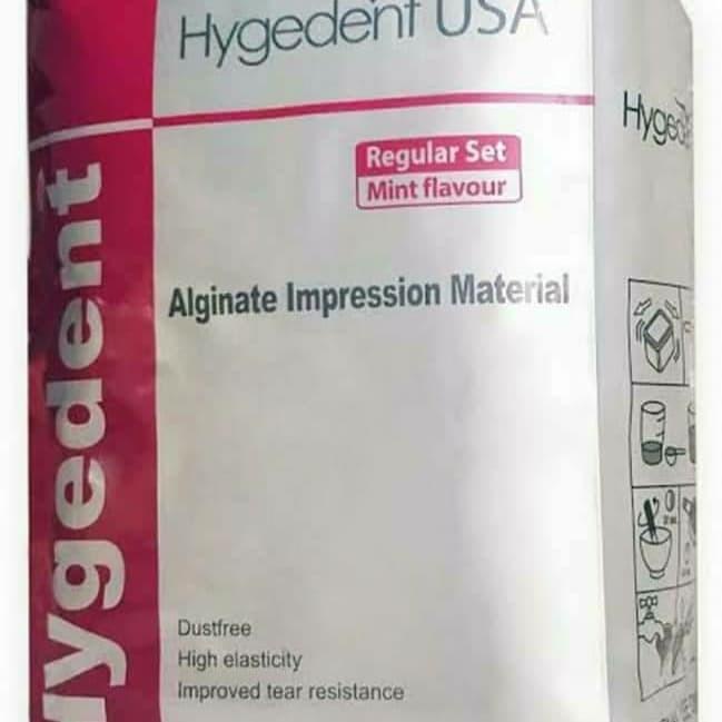 3 Boîtes D'alginate Dentaire Hygedent Chromatic Regular Set Mint - Sans Poussière