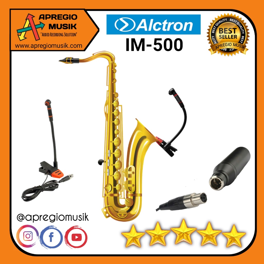 Jual Alctron IM500 IM 500 Microphone instrument Condensor Saxophone ...
