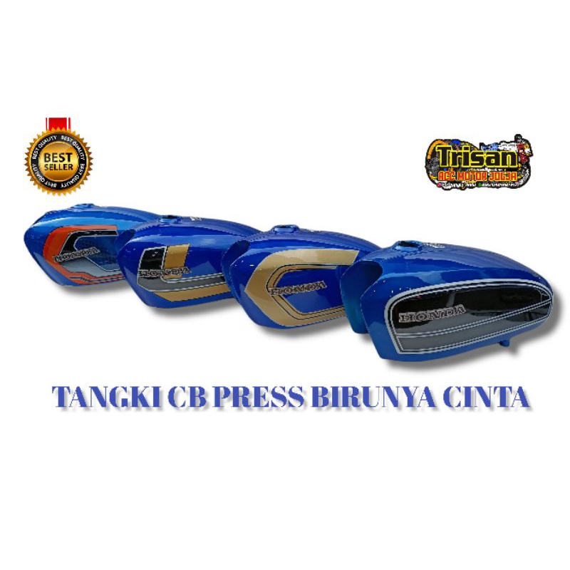 Jual TANGKI CB 125 PRESS KUDUS BIRU ISTIMEWAH | Shopee Indonesia