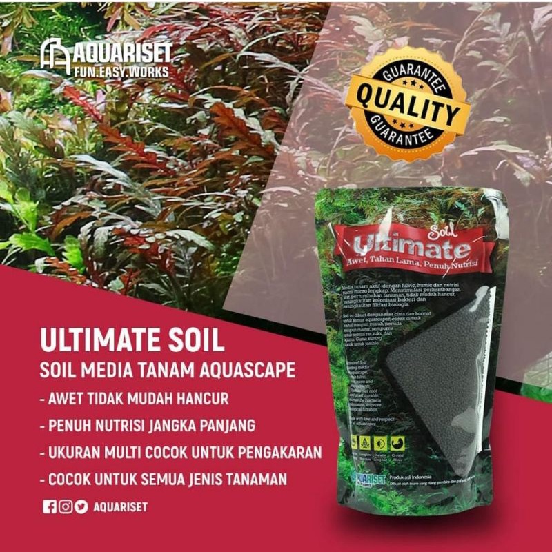 Jual Soil Ultimate Kg Aquarium Substrate Aquascape Media Tanam Shopee Indonesia