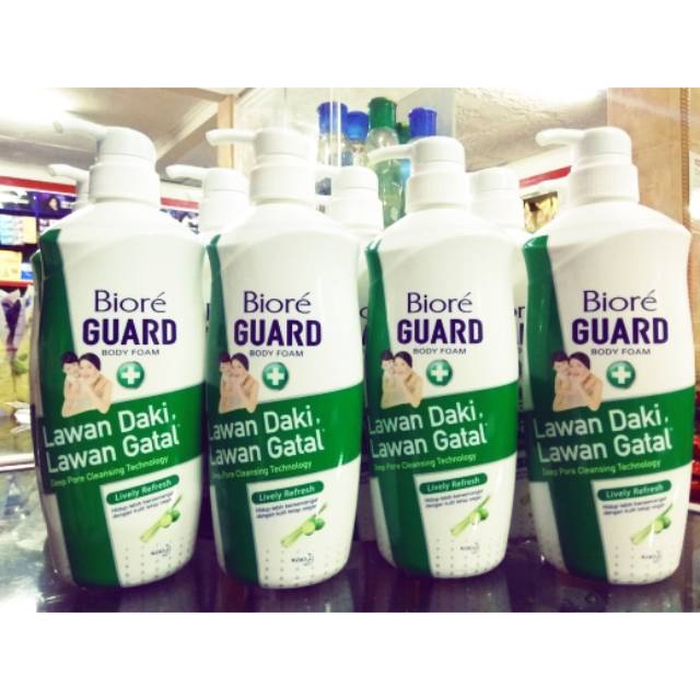Jual BIORE GUARD BODY FOAM KEMASAN BOTOL PUMP 550ML | Shopee Indonesia